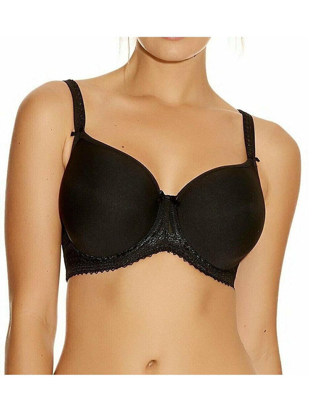Fantasie Rebecca Spacer T-Shirt Bra FL2024 Black 34J US / 34GG UK Like New